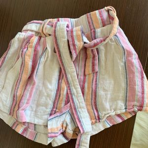 Forever 21 Flowy Striped Shorts